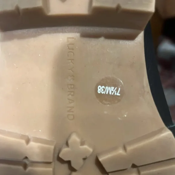 Lucky Brand Classic Black Leather Loafers - Picture 2 of 4